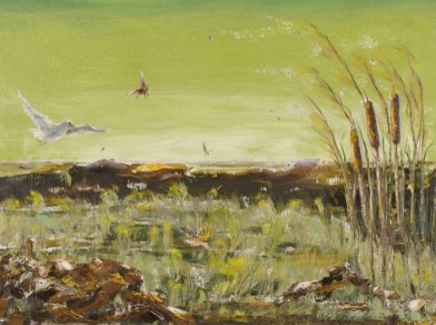 Marshland 18x24 - Oil on Canvas