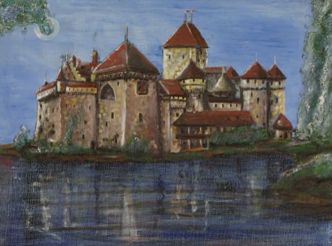 The Castle - Oil on Canvas